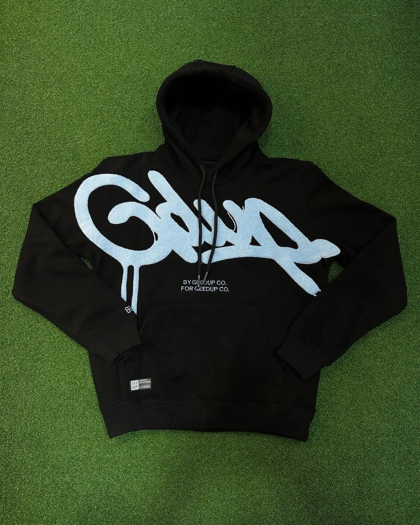 GEED UP Trendy High Street Alphabet Hoodie Y2K Clothing Gothic Harajuku Hip Hop Pattern Printed Hoodie Sportswear Casual Jacket 251107