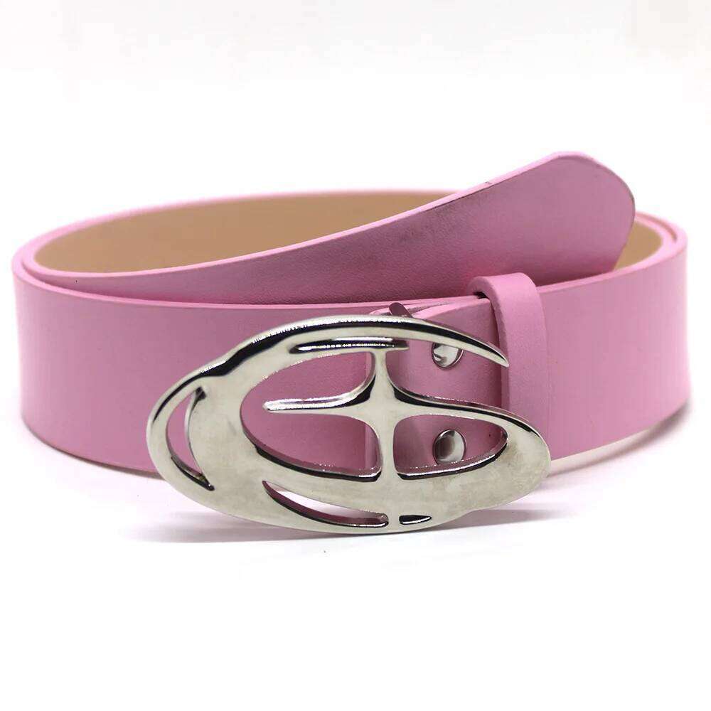 Punk Moon Star Buckle Design Cross Metal Vintage Gothic Men Women Y2k Pu Leather Waistband Jeans Pants Decorative Belt