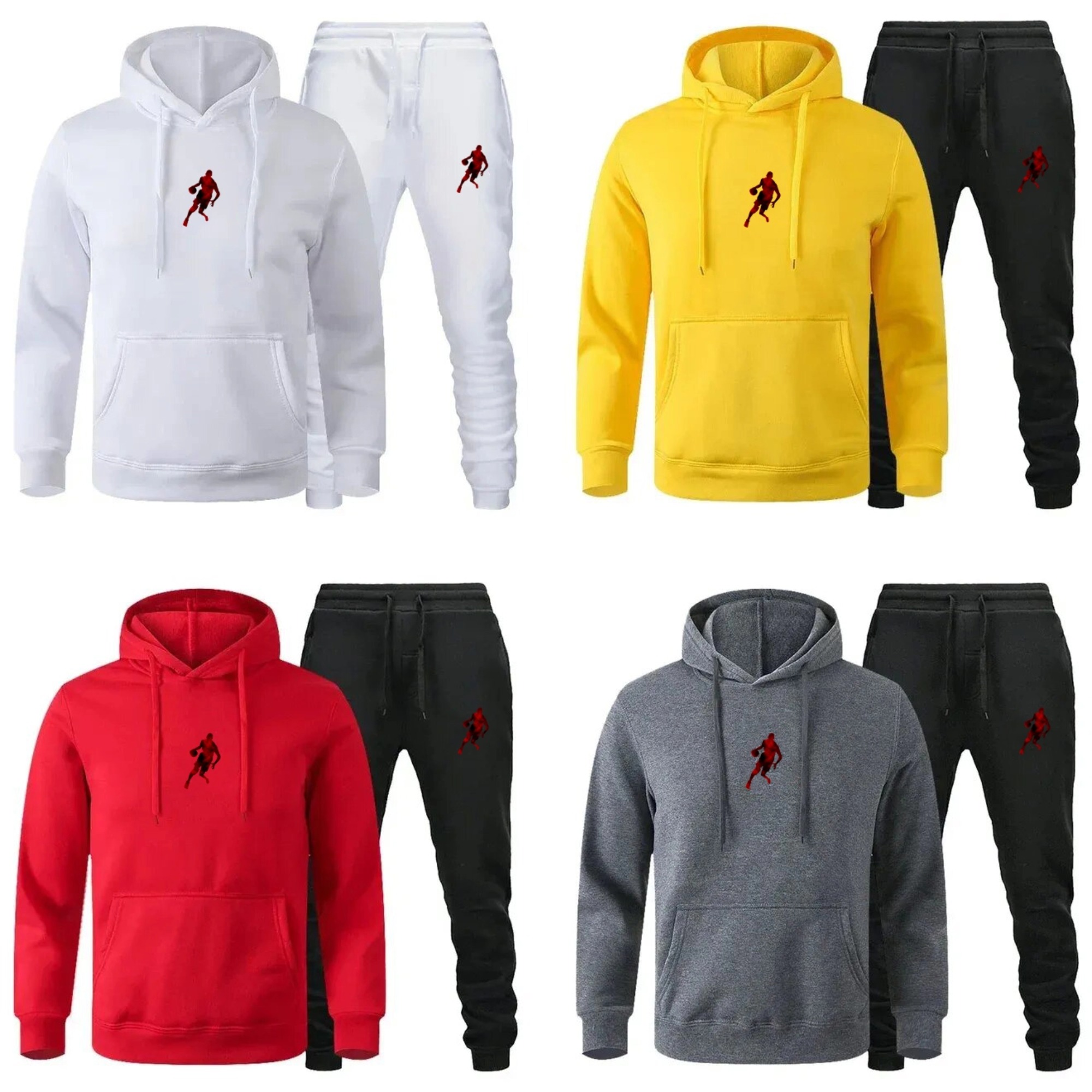 Men's Tracksuits 2025 Spring Autumn Eco-Friendly Fitness Jogging Set Long Sleeve Hoodie Sweatpants Suit Casual Sportswear Tracksuit