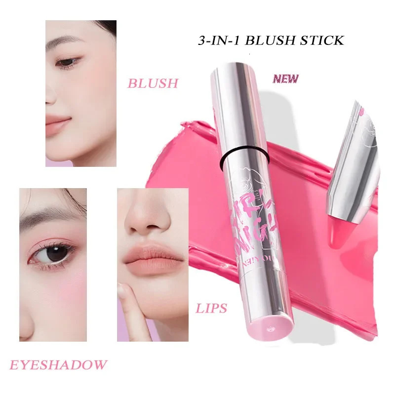 NEIYOU Blush Eyeshadow Stick Expansion Color Purple Cheek Eyes Base Contour Tintour Makeup Pink Peach Pen Girl 250325