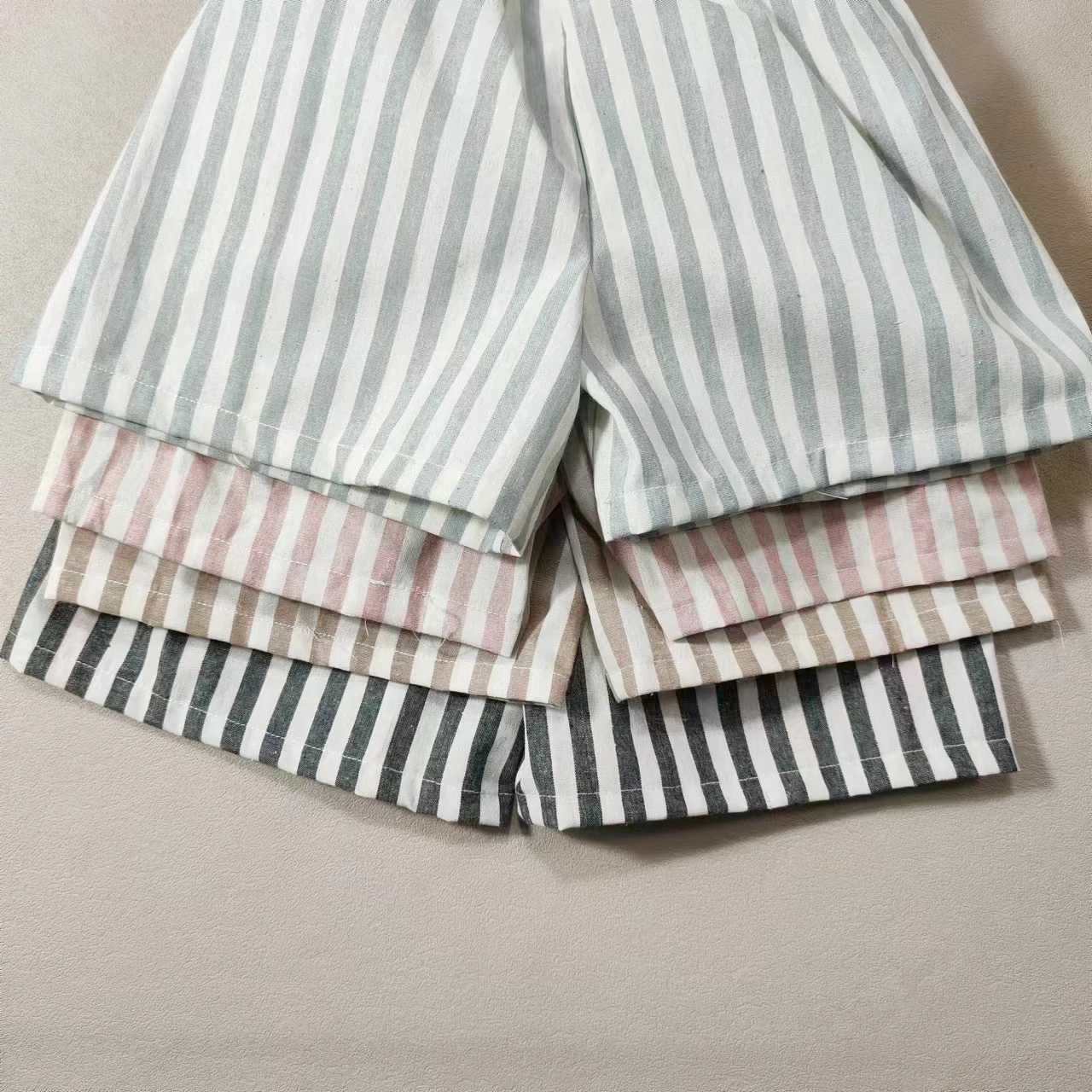 Childrens shorts childrens pants single item pants pure cotton boys casual pants girls shorts baby jacket British sled Z250410