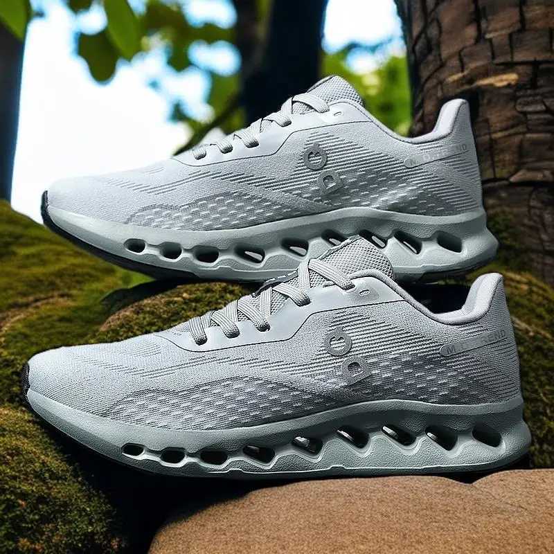 Fashionable shock-absorbing running shoes comfortable anti slip sports sneakersUUC250410