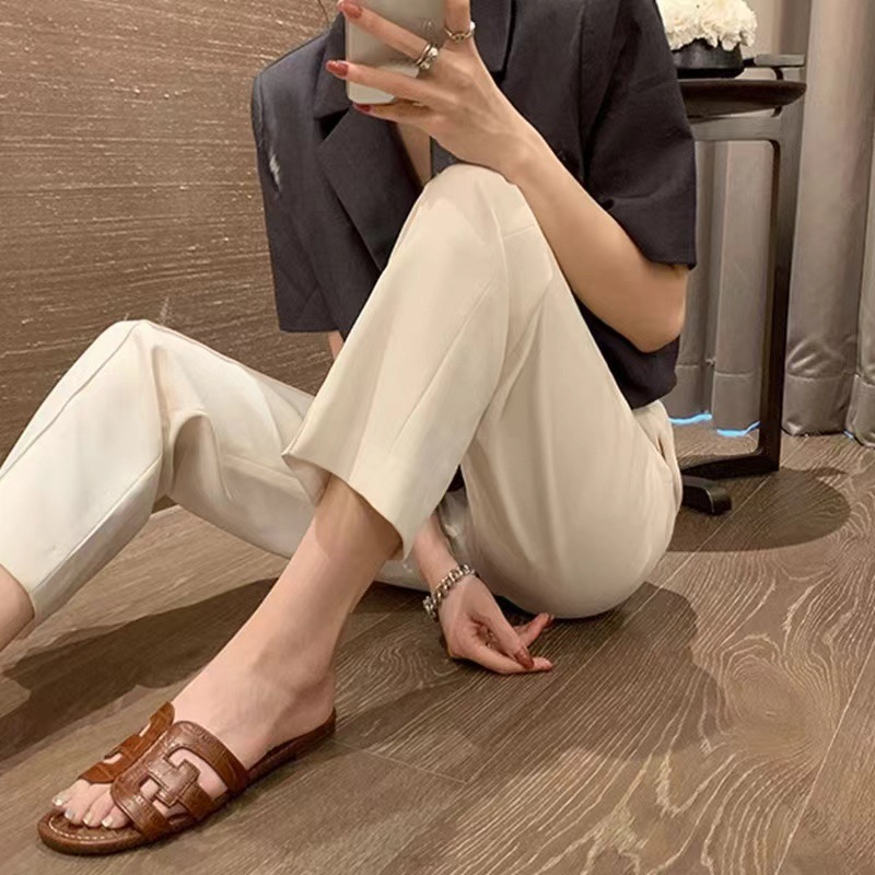 hot free shipping designer Sandals for women casual outdoor flat slipper Versatile classic Fashion shoes