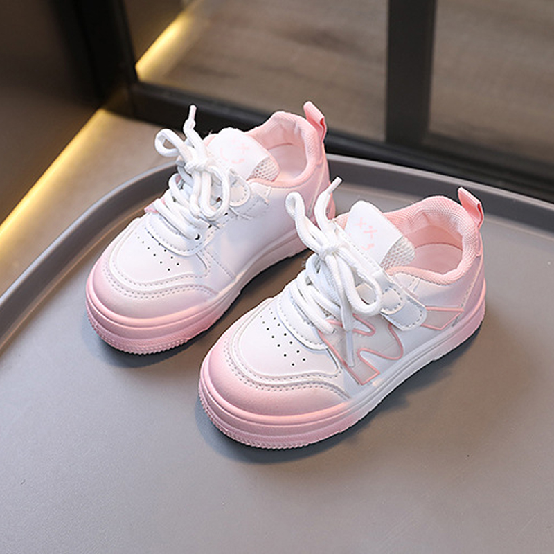 Youth Girls Boys Sport Shoes Four Seasons Kid Sneakers Non-slip Student Shoes Umshop Soft Bottom Toddler Casual Shoes Trainers Sizes 21 - 32 K0206