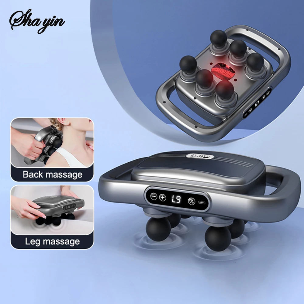 612-Head Deep Muscle Massager Gun High-Frequency Vibration Fascia with for Relaxation And Back Pain Relief 250409