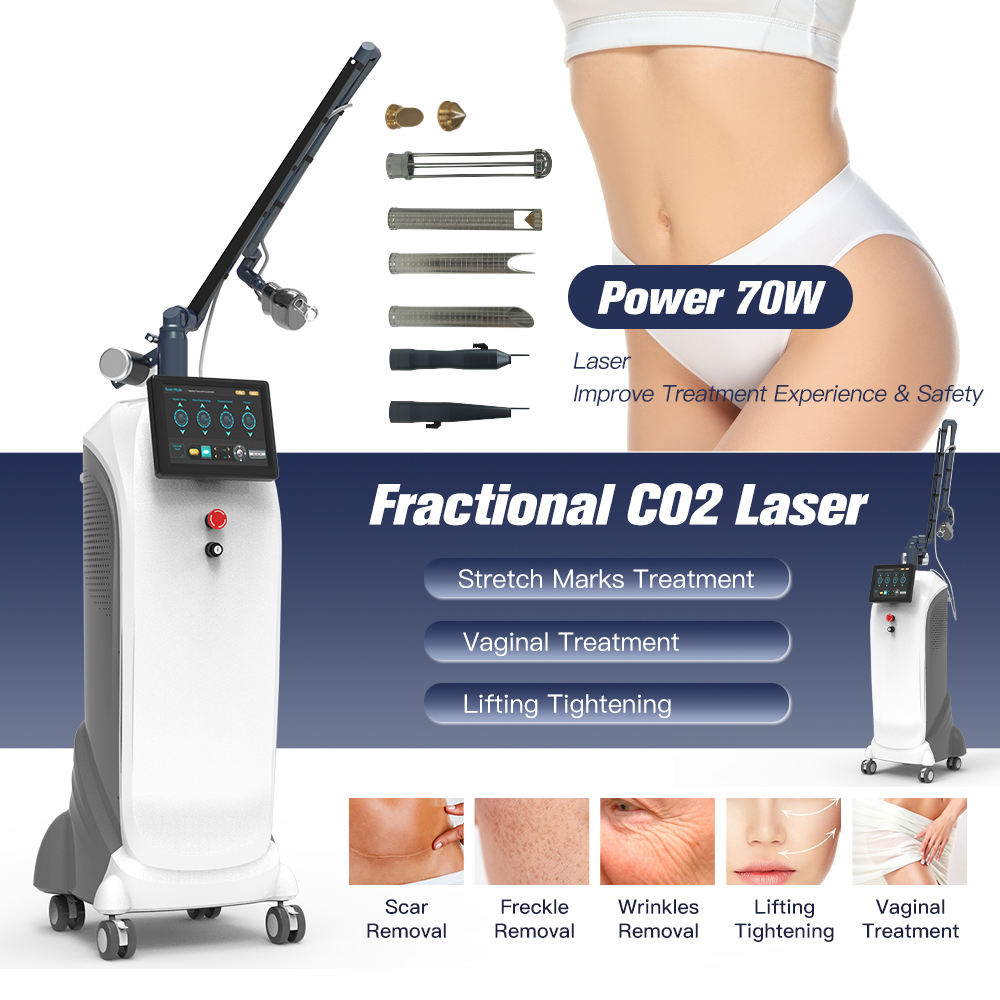 Vertical Stand CO2 Fractional Laser Machine for Skin Resurfacing Collagen Boost Wrinkle and Scar Removal