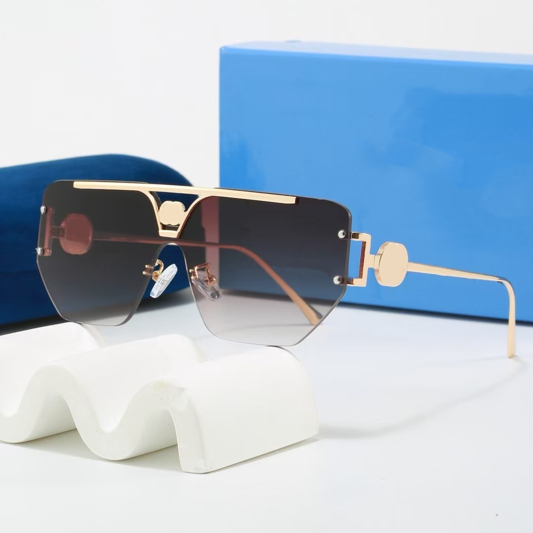 Fashion Brand Luxury Sunglasses Rimless Polygon Shades for Women & Men Vintage Style Travel Glasses - Summer Trend Eyewear Z260306