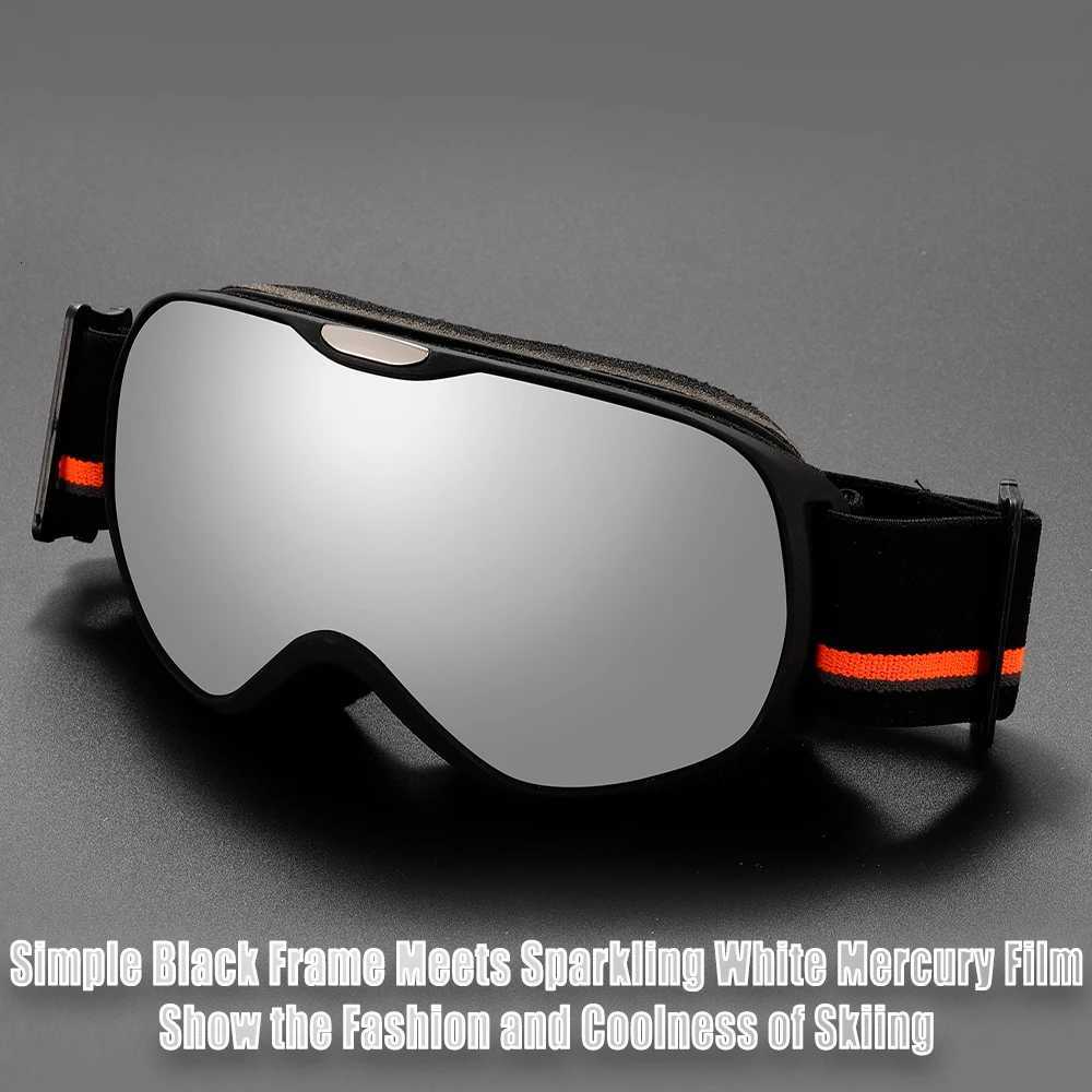 Colorful Coated Anti-Fog Kids Mountaineering Ski Goggles Outdoor Windproof Sandproof Snow Kids Ski Goggles K251110