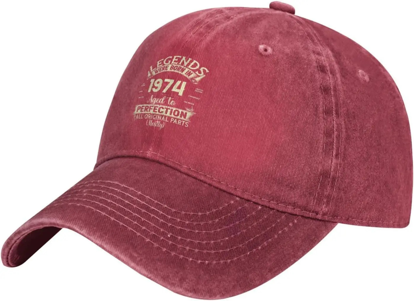 Female hiking cap 49th birthday gift mens cute baseball fashionable retro 1974 250410