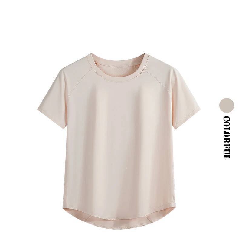 DRUR Yoga Tops Sportswear Woman Gym Shirts Breathable Quick Dry Short Sleeve Workout Jogger Running T Shirt Yogawear New