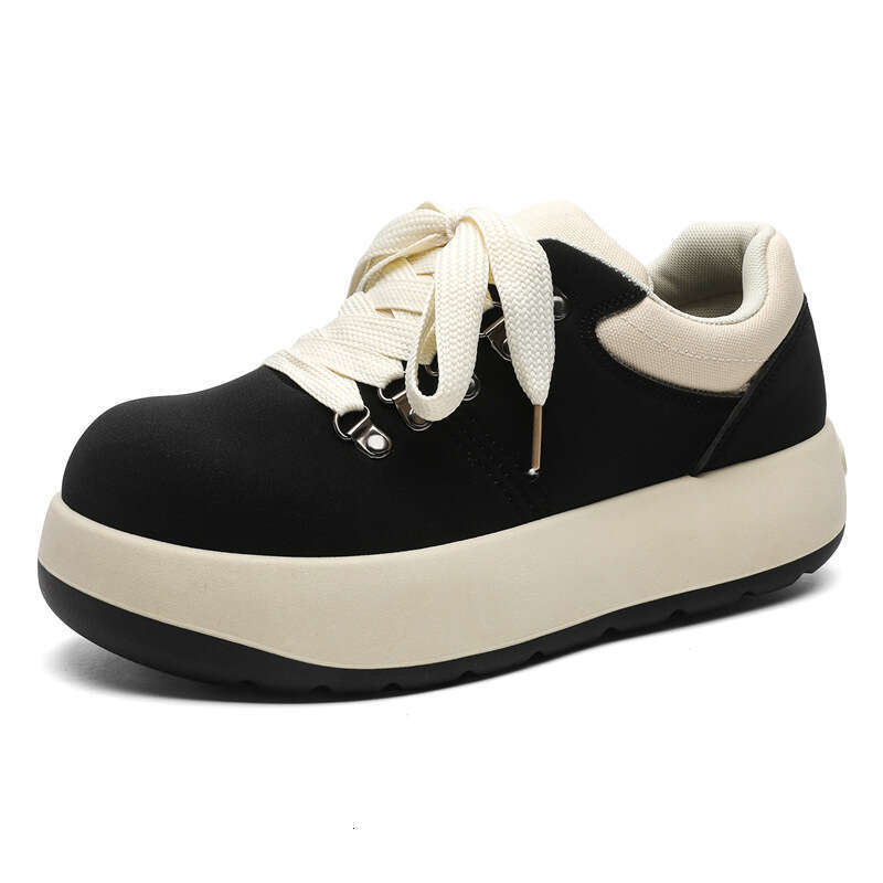 Niche Versatile Spring Summer New Low-top Loafers Men Thick-soled Sports Casual Sneakers Big-toe Shoes Z212