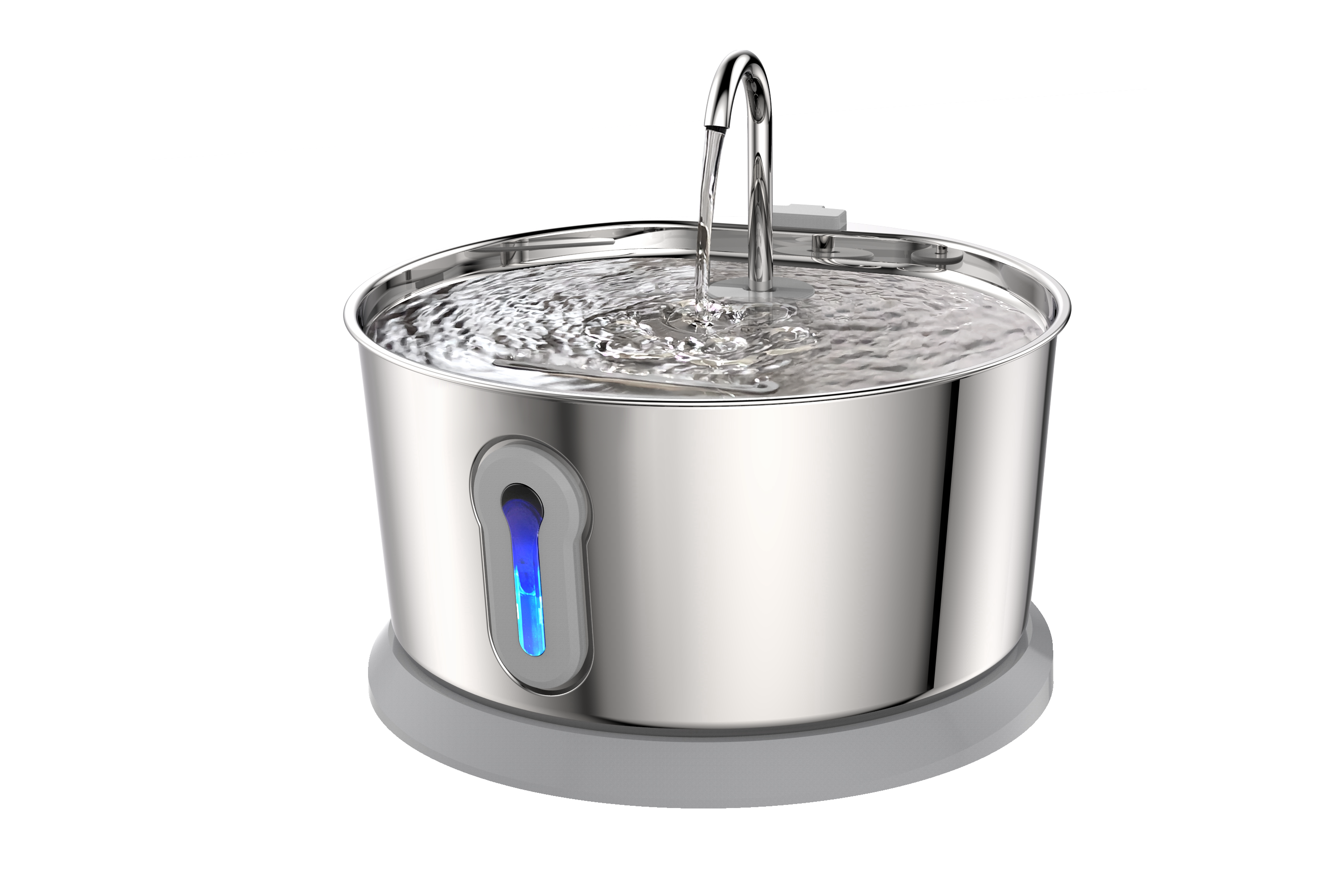 Automatic Intelligent Pet Drinking Fountain with LED Light Indicator