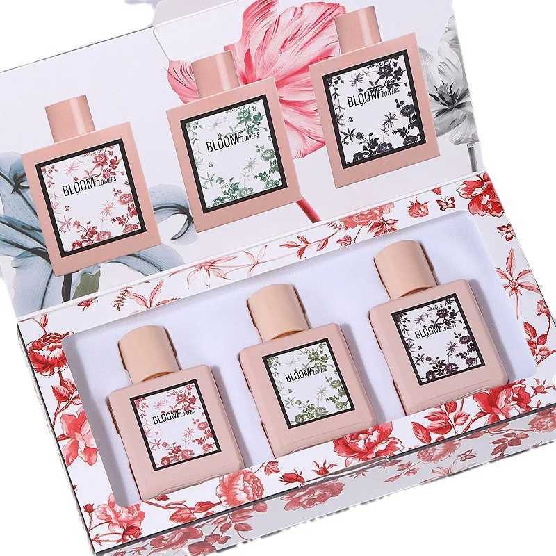 Brand Woman Perfume Bloom Flowers Ladies Sweet Perfume Gift Set Fresh Fruity Floral Long Lasting Eau De Toilette Body Spray X251110