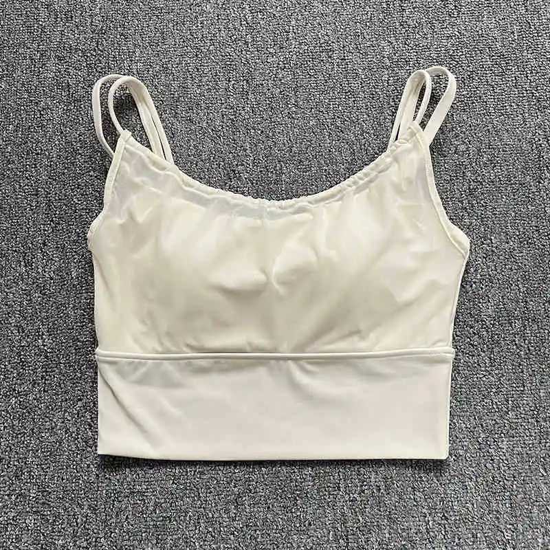 Nylon high impact pad sports bra womens sports bra top-level fitness yoga suit fitness sports braXJ250410