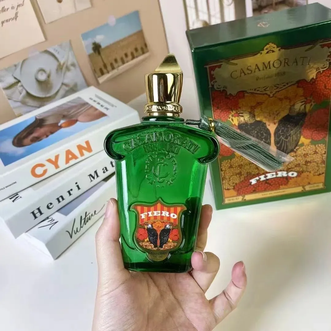 New Casamorati Fiero Lira Perfume Mefisto Bouquet Ideale Italica 100ml La Tosca Fragrance Eau De Parfum 3.4oz EDP Men Women Cologne Spray