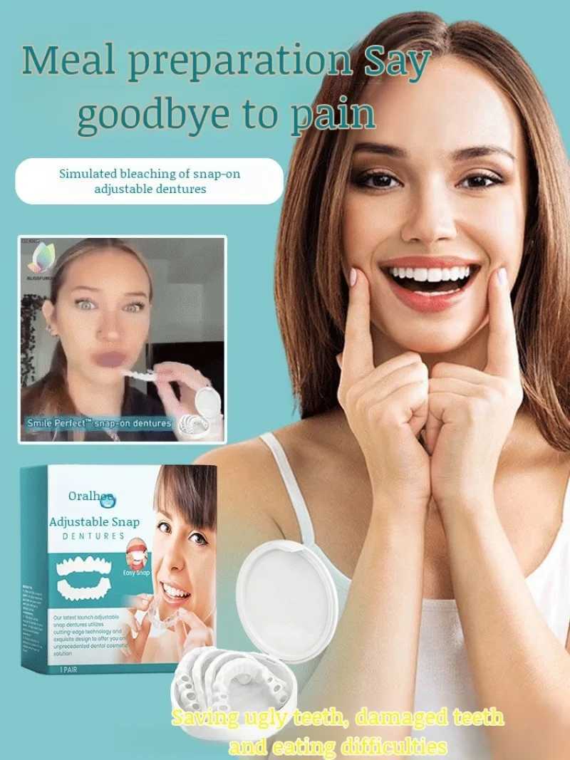 Adjustable buckle style comfortable teeth can be adjusted to fit the shape of the mouth and make the teeth fit the teeth to accommodate the constantly