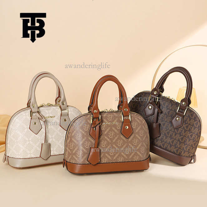 TB BHULAMTE Designer New Women's Shell Bag European And American Elegant Luxury Handbag Versatile High End Old Flower Weaving Single Shoulder Cro