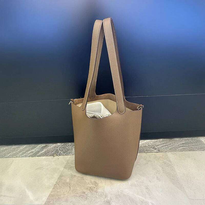 Mendy Large Women's Vintage Bucket 26CM Tote Hobo Bag for Women Soft Leather Underarm Shoulder Purse Handbag New