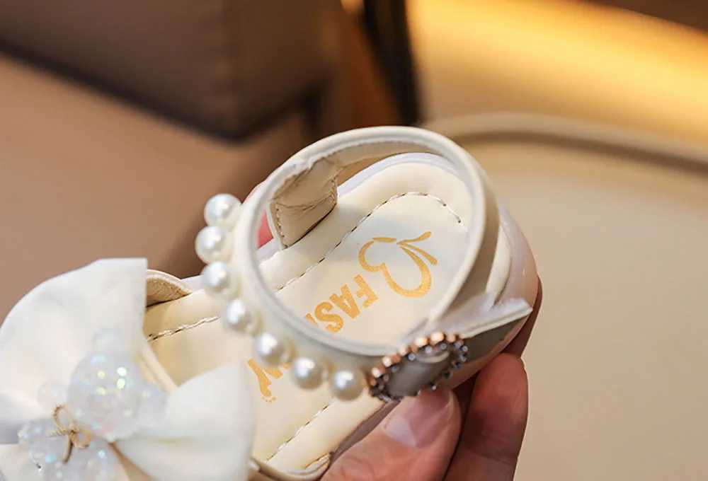 Summer Princess Baby Sandals Cute Bear Bow Fashion Preschool Shoes Soft soled Breathable Casual Baby Shoes Z250410