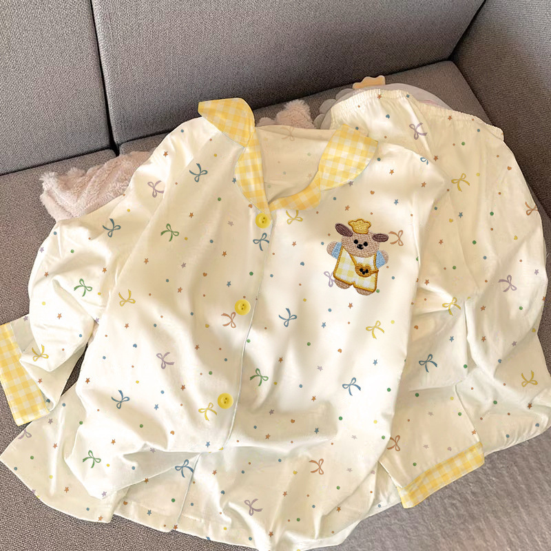 X231- Comfortable Long-Term Use Ladies Pyjamas Featuring Fun Cartoon Graphics