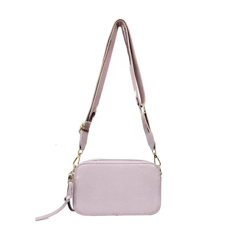 Designer Women's Camera Bag New Fashionable Embossed Letter Slanted Small Square Bag