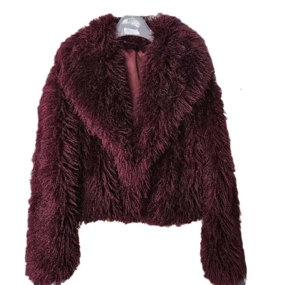 Women's Clothing Autumn Winter New European and American Socialite Fashion Versatile Eco-friendly Faux Fur Short Coat Wholesale