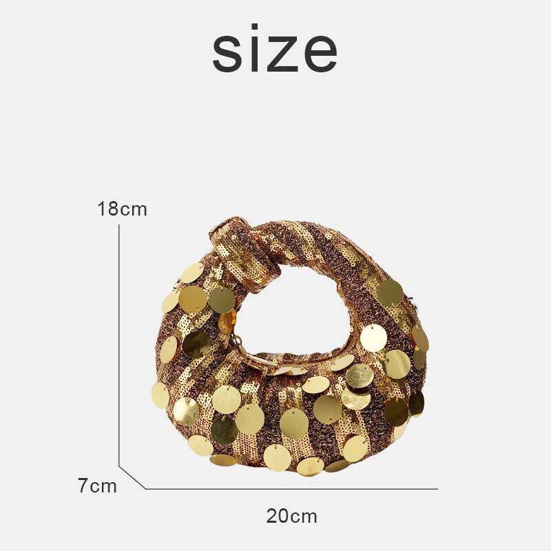 Mini Puffer Evening Bags For Women Luxury Designer Handbags Purses 2025 New In PVC Mosaic Shiny Disc Chain Strap Wrist Shoulder