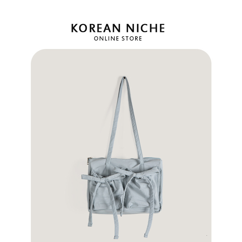 designer bag niche lightweight nylon bow shoulder commuting versatile large capacity tote bag coachtotebag Crossbody bag shoulder bag messenger bag