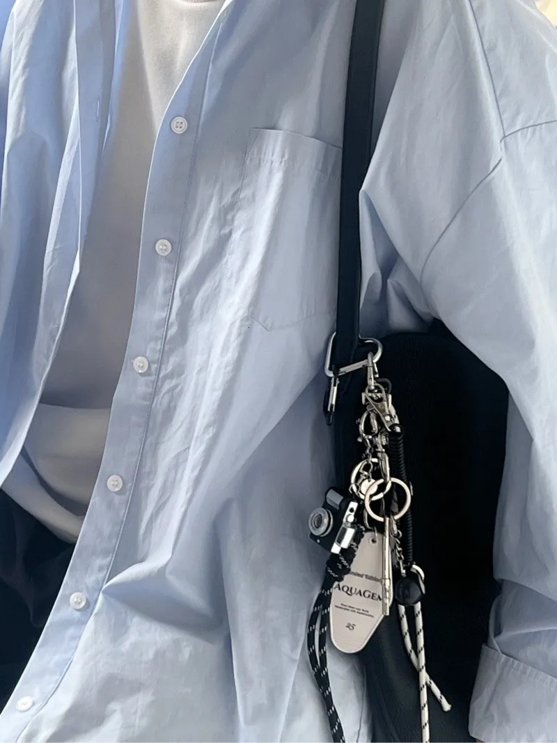 Ins baseball car keychain niche personalized spring bag pendant hand woven drawstring bag accessories couple gift 250409