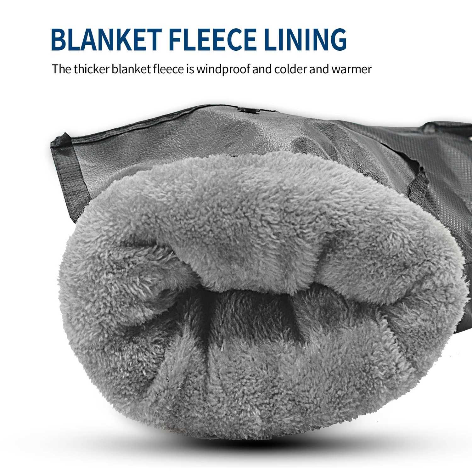 Motorcycle Scooter Thick Warm Handlebar Muff Waterproof Grip Handle Bar Muff Winter Protective Warmer Thermal Cover Gloves S25118