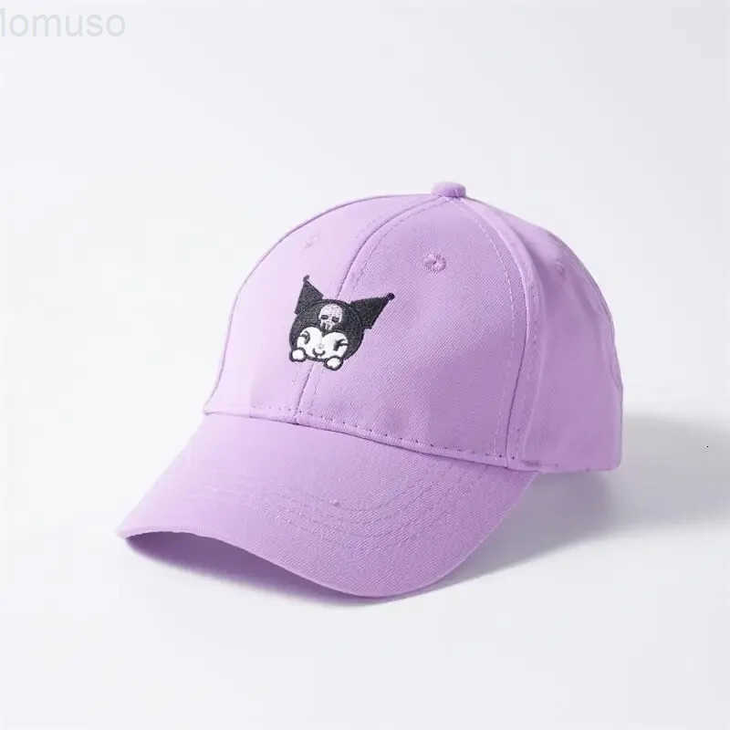 Sanrio Baseball Cap Cute Breathable Hello Kitty Kuromi Embroidered Childrens Baseball Cap Boys and Girls Outdoor Sports Hat H251110