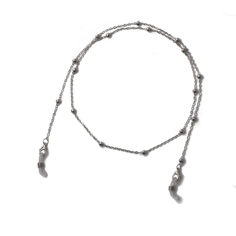 Pearl metal eyeglass chain face mask womens sunglasses accessories anti slip dualuse 250410
