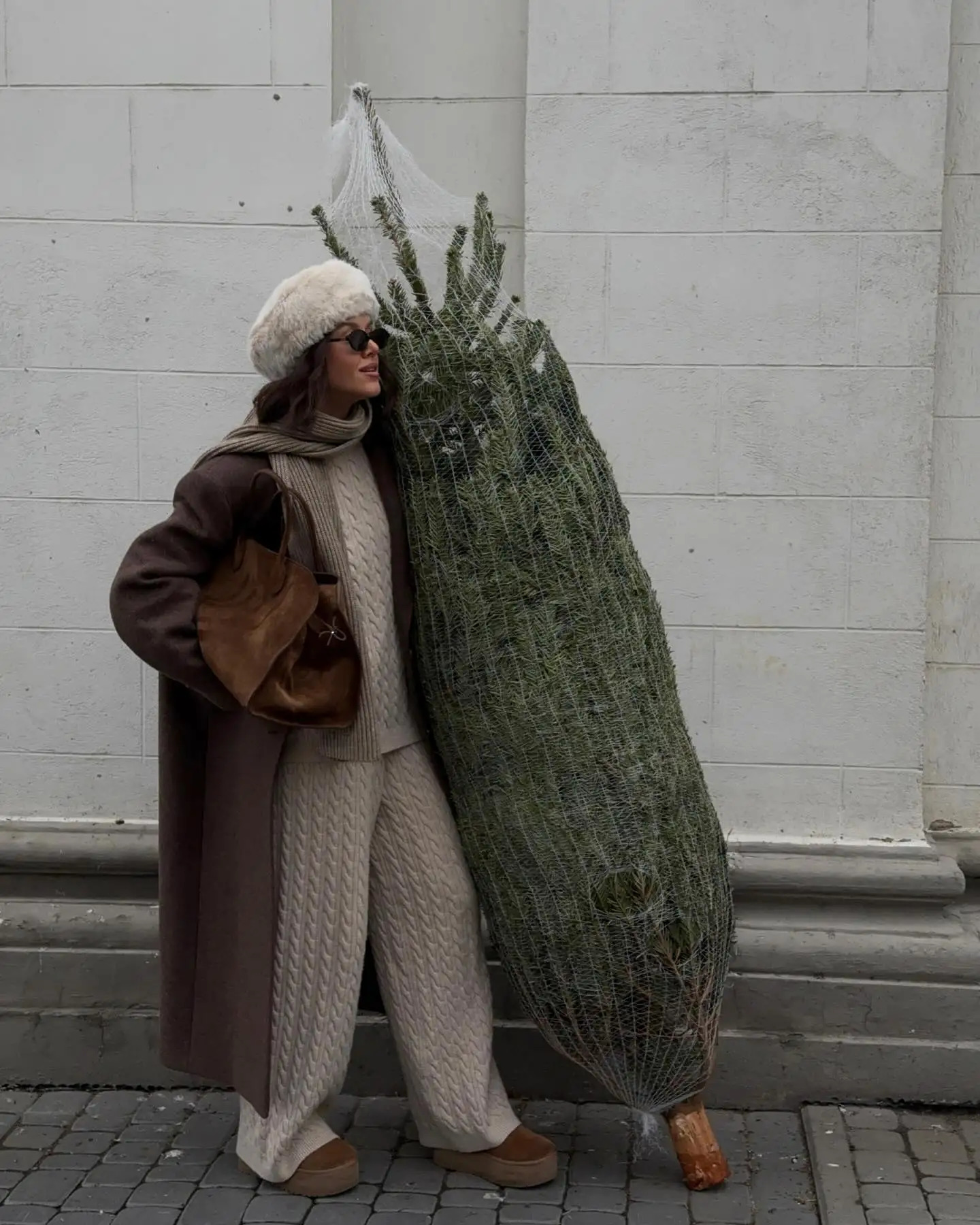 Brown Shoulder Pad Wool Women Overcoat Fashion Lapel Singlebreasted Long Sleeve Coat Autumn Lady Elegant Outwear 251023