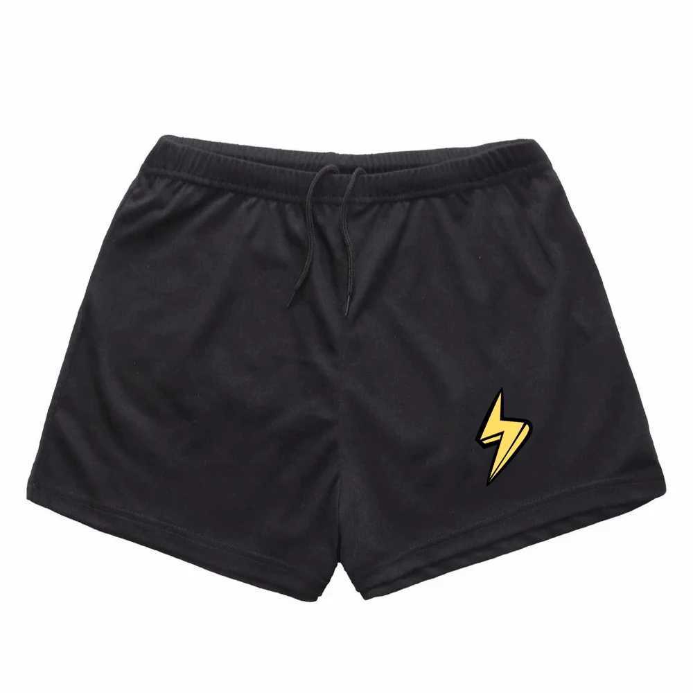 Summer mens clean fresh affordable gym fitness exercise casual and comfortable shorts cute small light printing mode X250410