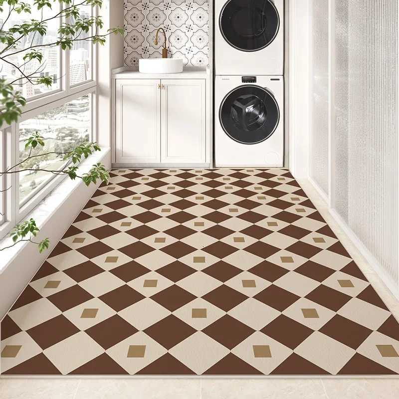 Artistic Geometric Carpet Carpets Kitchen Decorative Floor Mats Balcony Easy Clean Mat Luxurious Y251110