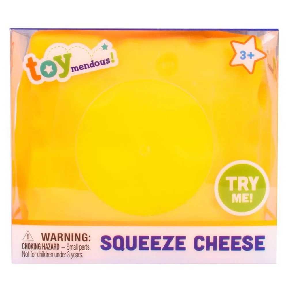 Squishy Cheese Pressure Toy Fun Childrens Anxiety Relieving Fidget Ball Non toxic Durable Squeezing Pressure Relieving Gift M250410