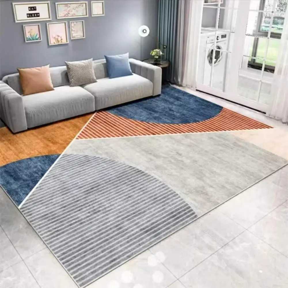 Nordic Geometric Checker Area Rug Ins Style Living Room Carpet for Sofa Coffee Table Bedroom Floor Mat Decor Y251110