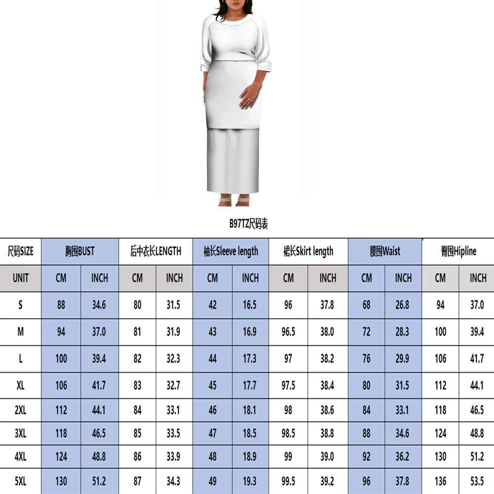 Hawaii Style Design Big Size Ladies Long Custom Polynesian Puletasi Ptaha Dress O Neck Prom Clothes 2 Piece Outfits Sets