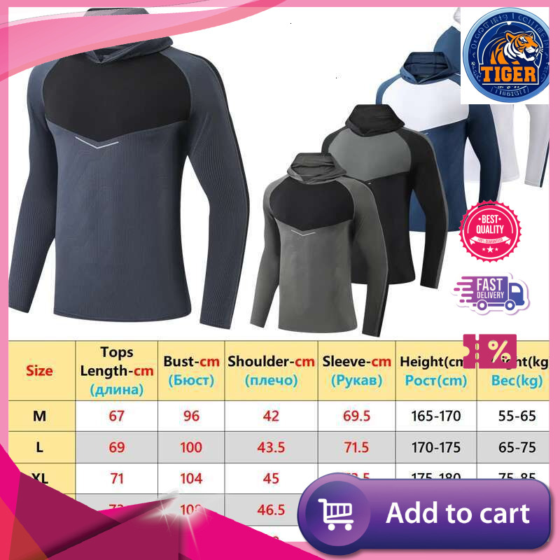 Ddmytiger China Domestic Compression Long Sleeve Sports Running Elastic Slim Hiking Jogging Breathable Bodybuilding Tshirt Thin Men Training Sweatshir