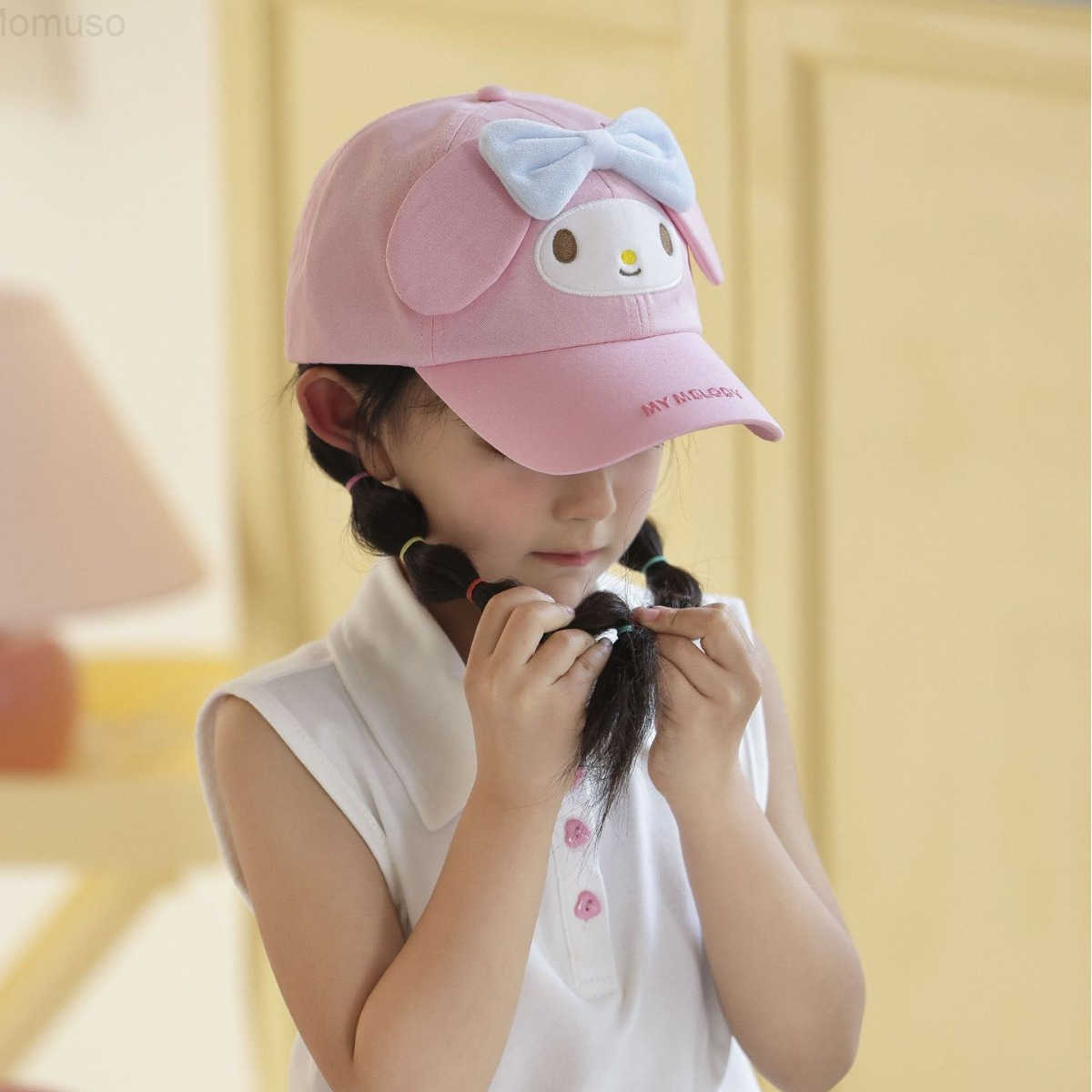 Sanrio Sunshade Baseball Cap for Girls Casual Boys KT Childrens Versatile Summer Fashion Baseball Cap Sun Protection Trendy One Size H251110