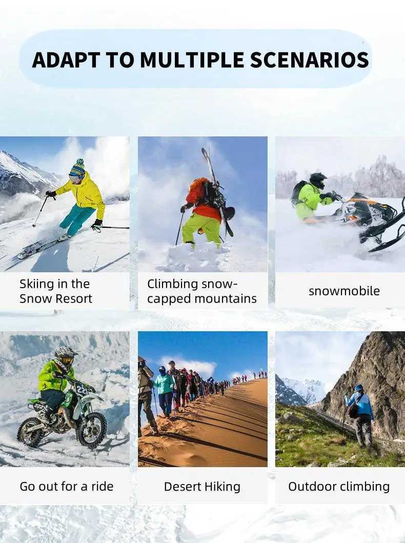 Ski Glasses Adult Easy Version Men And Women Winter Windbreak Ventilate Resistant Safety GoggLEs Alpine Ski Glasses 2024 K251110