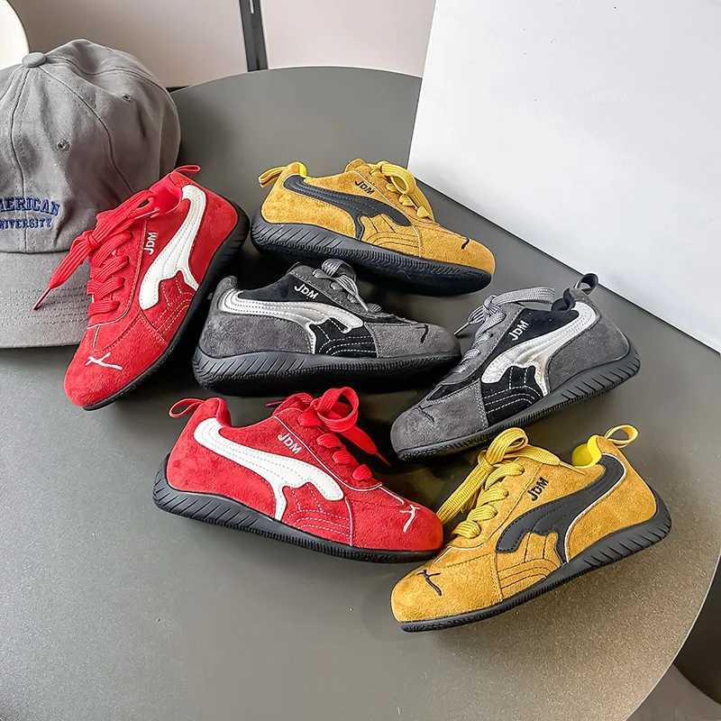 Autumn Childrens Boy Sneakers Fashion New Suede Soft Outdoor Non-slip Luxury Kids Casual Shoes Sports Girls German Trainer ShoesT251110