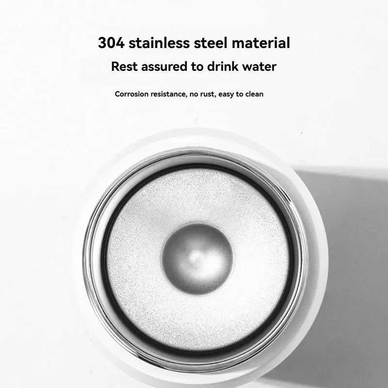 Fashionable cup 32OZ Thermos Bottle 304 Stainless Steel Portable Straw Jumping Cup Cold and Hot Sport Water Cups Portable Vacuum Flask Y251110