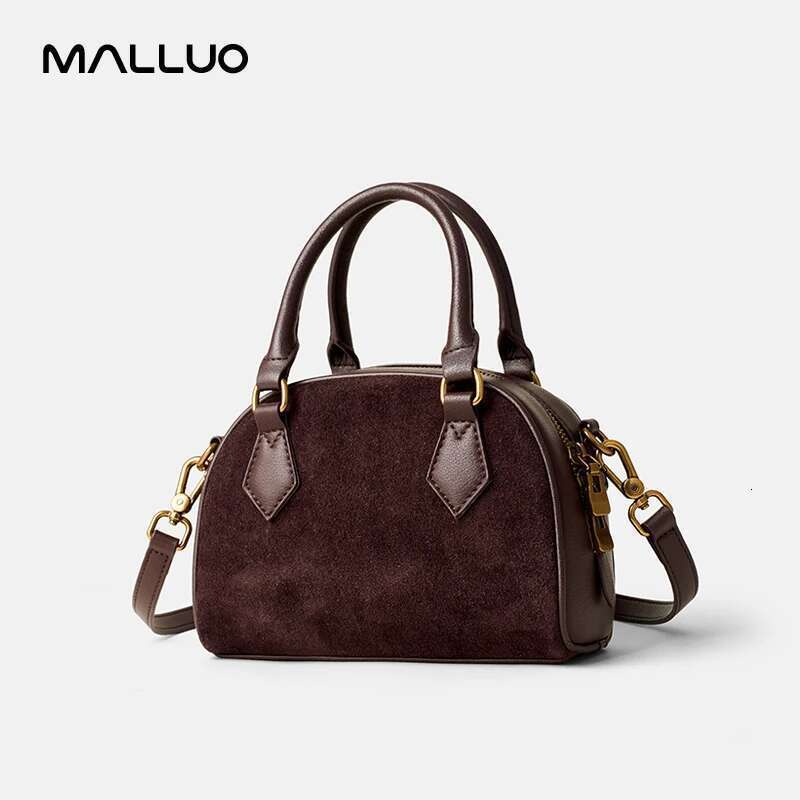 Women Cowhide Genuine Leather Bag Female Fashion Versatile Shoulder Handbag Lady Crossbody Classic Retro Boston Bags For Ladies