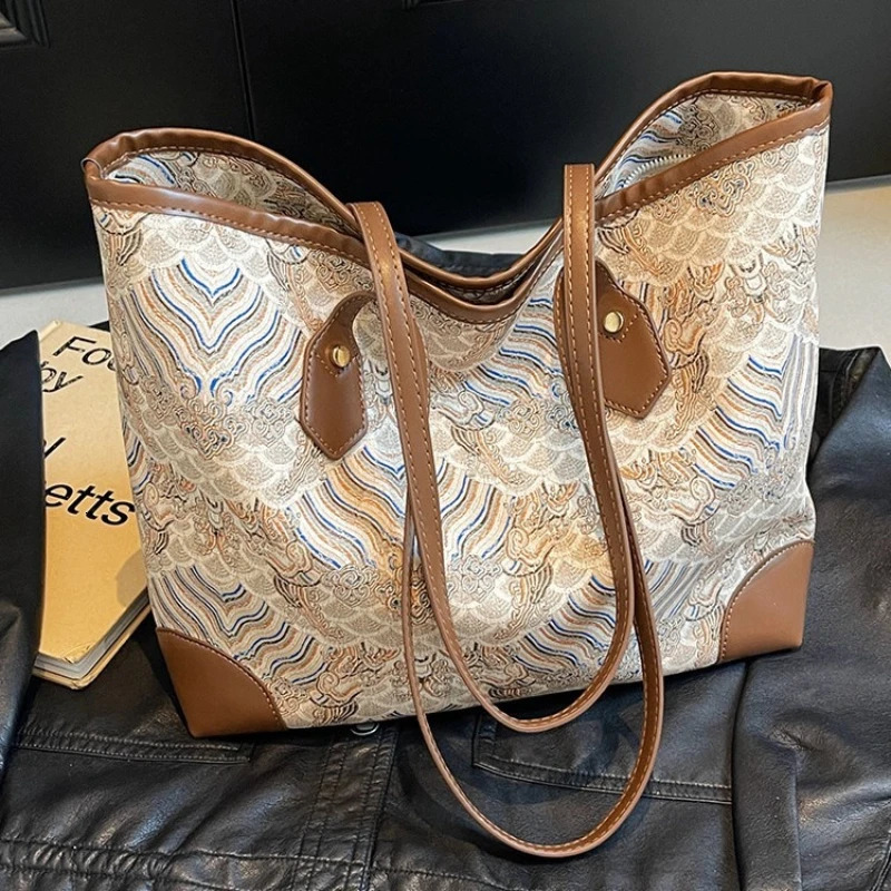 Large Capacity Tote Bag for Women Shoulder Bags Leisure Shopping Bag Class Bags for Girl Designer Bags Female Bag Bolsos Mujer R251110