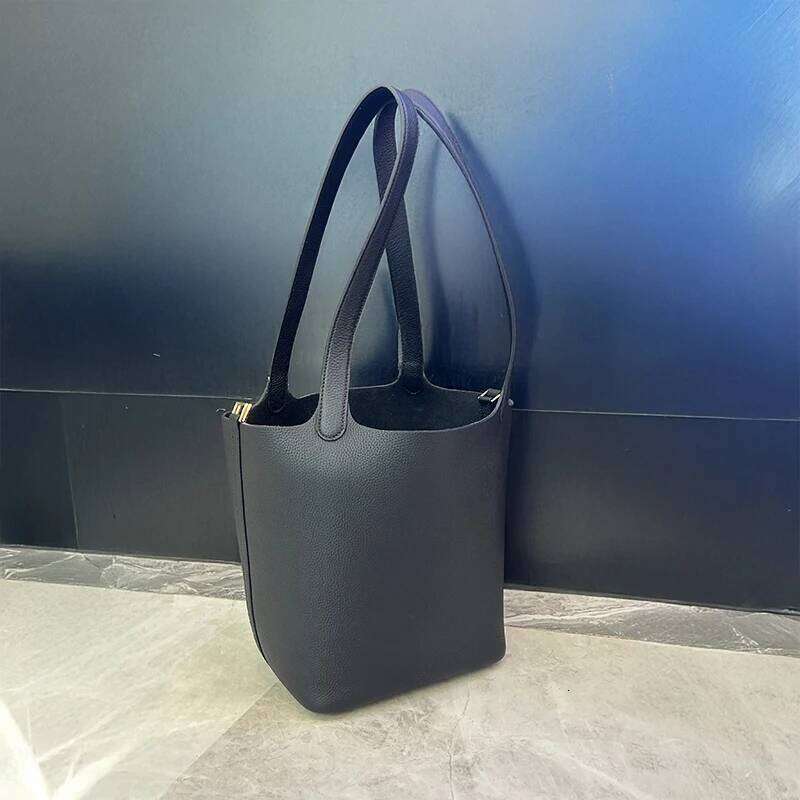 Mendy Large Women's Vintage Bucket 26CM Tote Hobo Bag for Women Soft Leather Underarm Shoulder Purse Handbag New