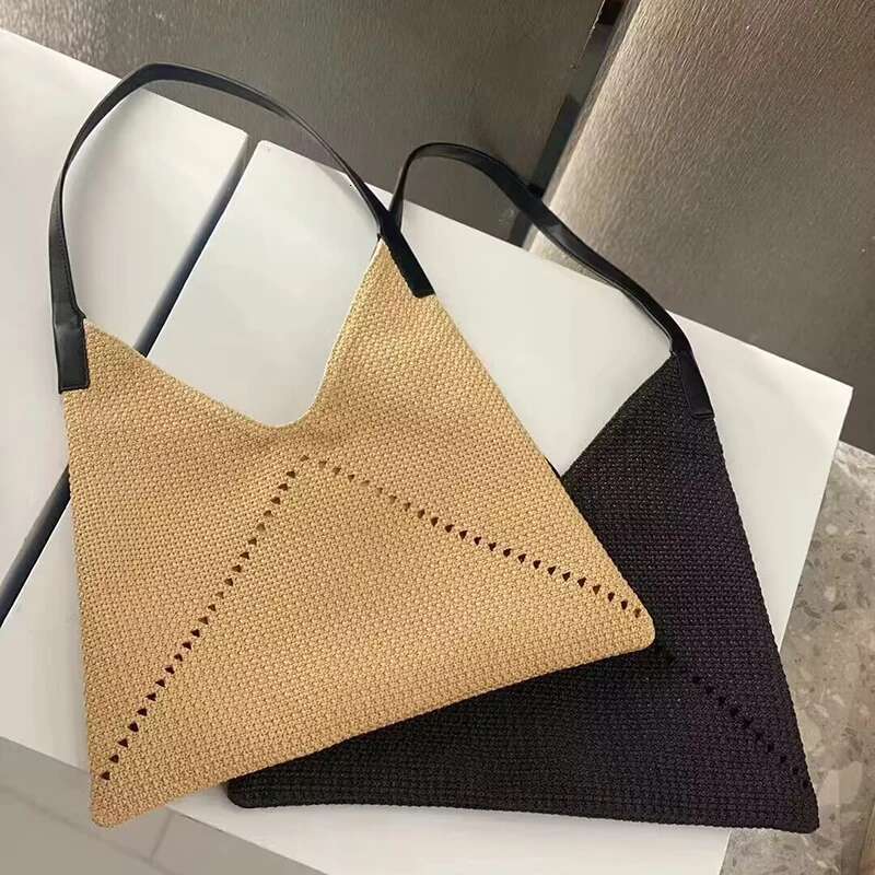 Summer Beach Straw Women Tote Casual Woven Shoulder Bags