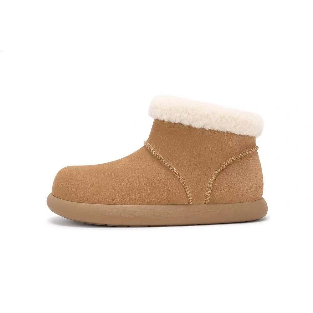 Designer Short Boots Warm Thick Bottom Short Wool Boots Women's Snow Boots Autumn/Winter New Warm Designer Shoes