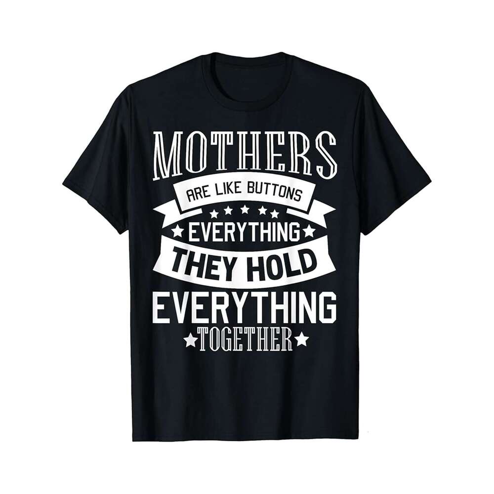 Designer T shirt Mothers Day Amazing Mom Gets Hugged Shirt Men Gift for Her - 220g T shits