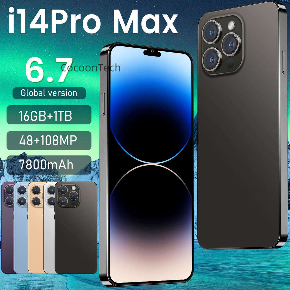 I14 Pro Max low-priced 1+16GB smartphone with 6.7-inch large screen, best-selling 3G phone